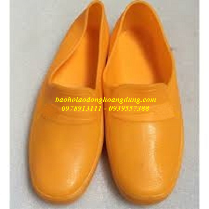 Giầy nhựa vàng .giầy thợ xây. giầy cao su vàng.giầy phụ hồ