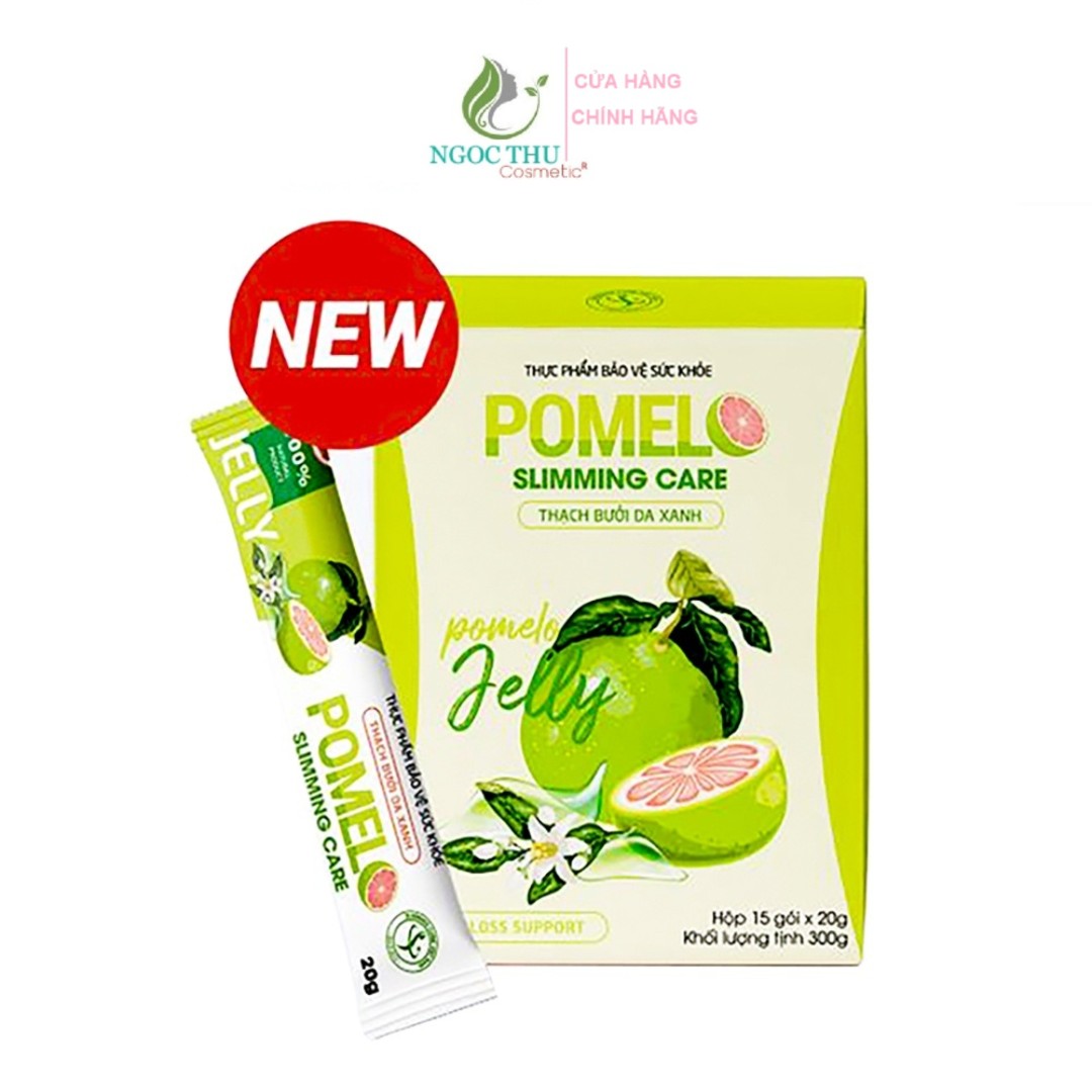 Thạch bưởi da xanh Pomelo Slimming Care hộp 15 gói - Thạch bưởi giảm cân Slimming Care đẹp da giữ dáng