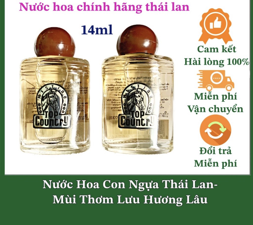 Nước hoa top country con ngựa 14ml thái lan-cam kết chuẩn