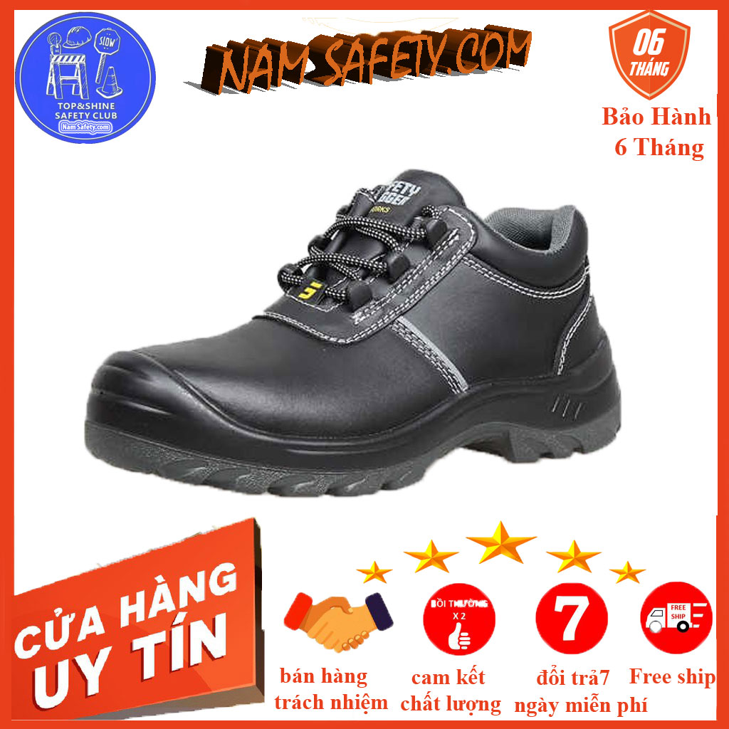 Giày bảo hộ lao động Jogger Bestrun S3 chính hãng ,da bò thật ,mũi thép ,đế thép ,chống đinh ,chống va đập ,chống trơn trượt ,bảo vệ bàn chân - Bảo hộ lao động Hưng Yên NamSafety