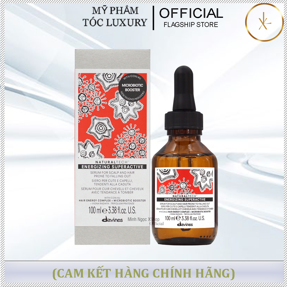Tinh chất chống rụng kích thích mọc tóc davines energizing superactive 100ml chính hãng mẫu mới