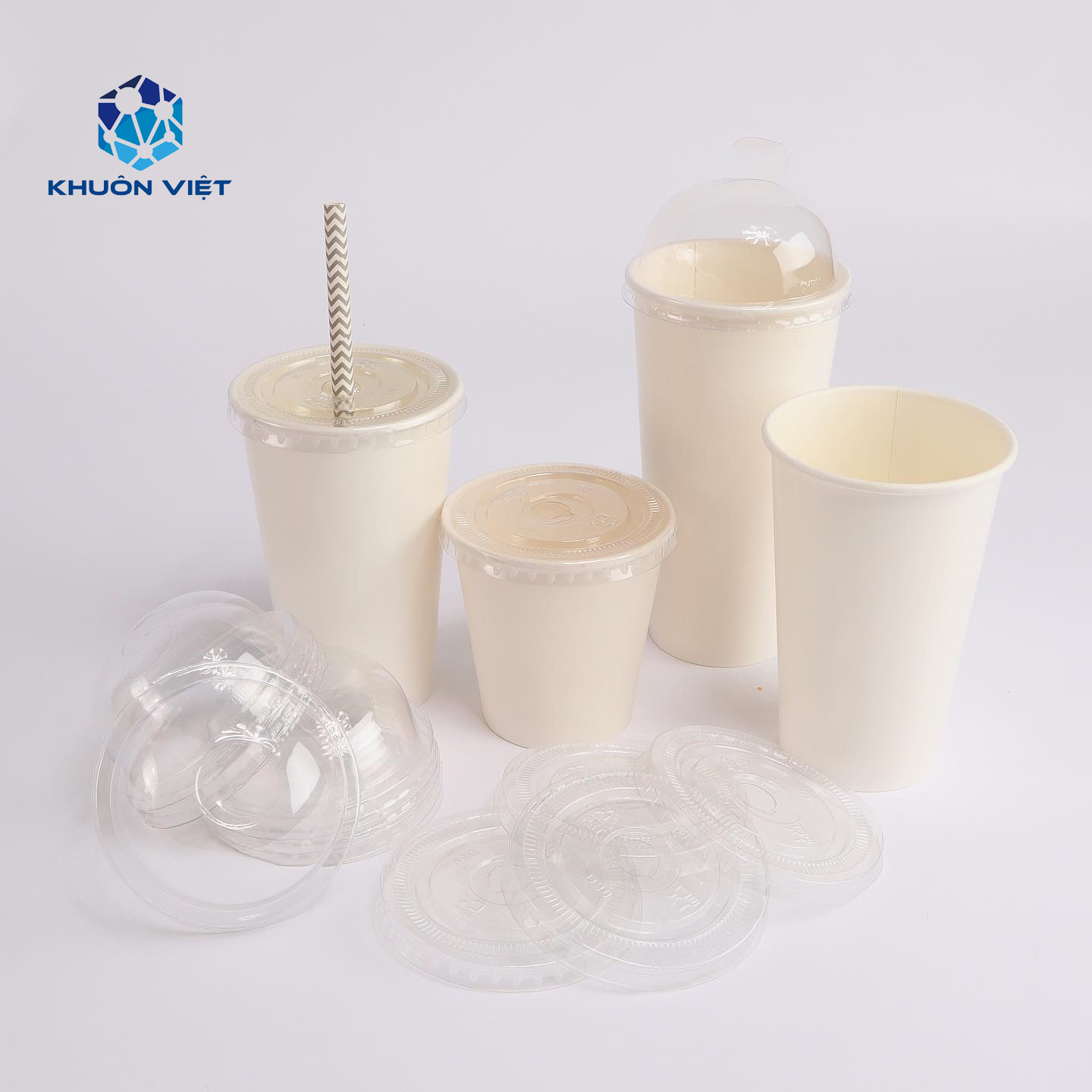 Nắp nhựa đậy ly - lốc 50 cái phi 90