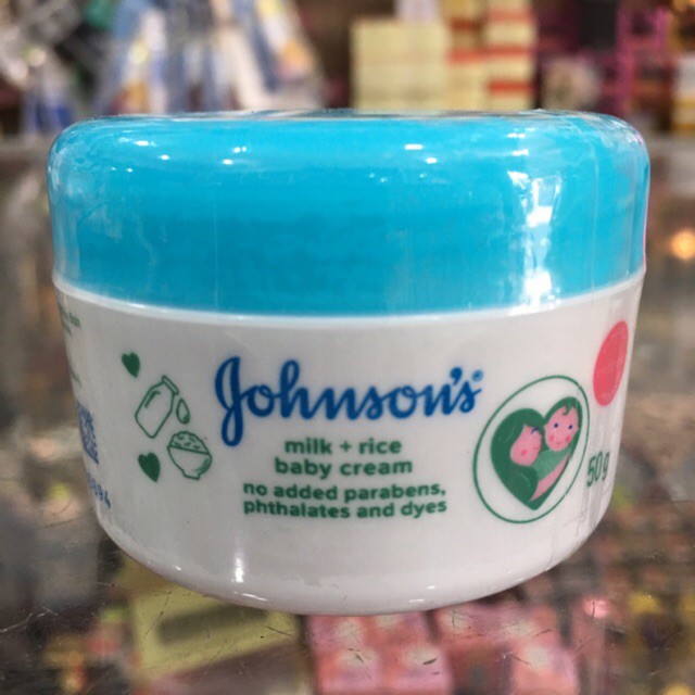 Kem dưỡng da sữa gạo Johnson's Johnson Baby 50g