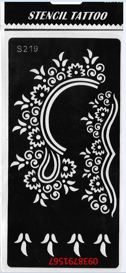 [HCM]KHUÔN VẼ HENNA - HÌNH XĂM KIỂU ẤN ĐỘ- VẼ TRÊN BÀN TAY