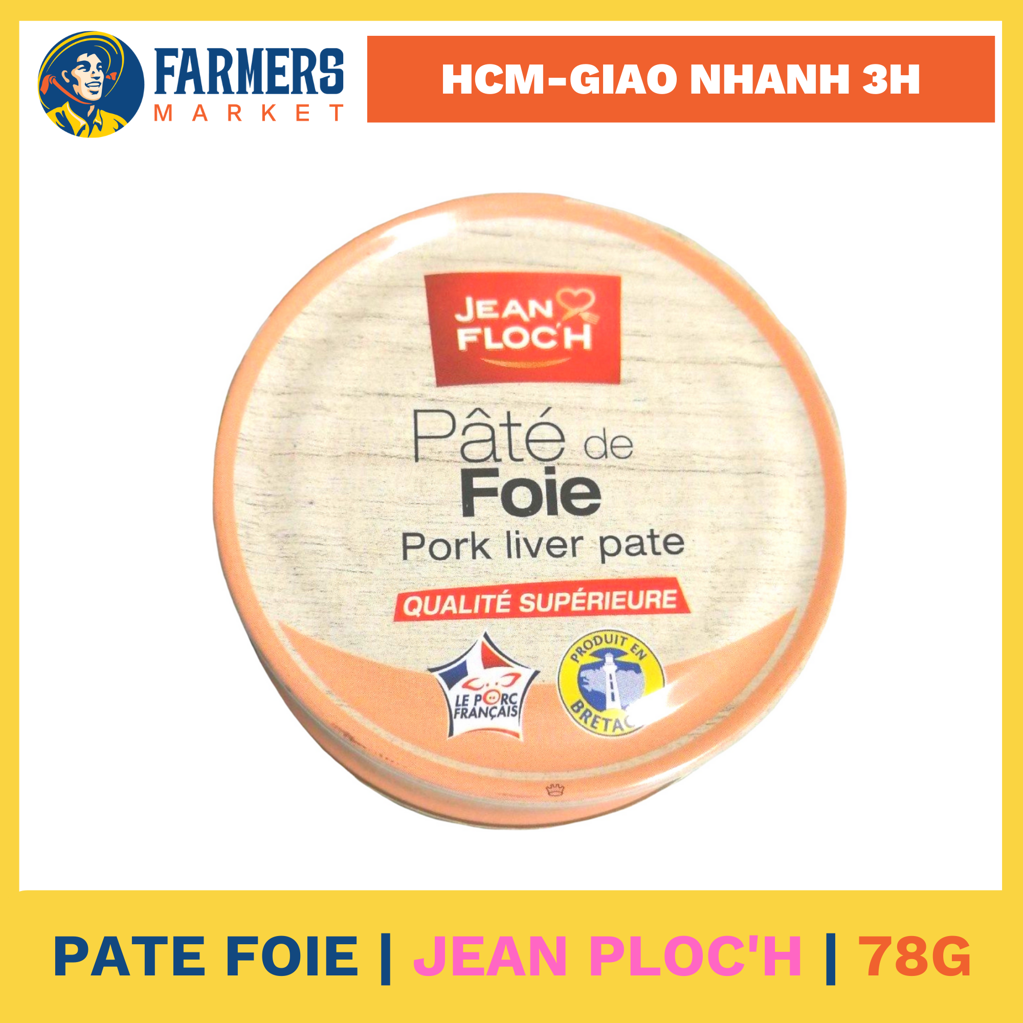 Giao hàng toàn quốc Pate Foie Jean Ploc H 78Gr