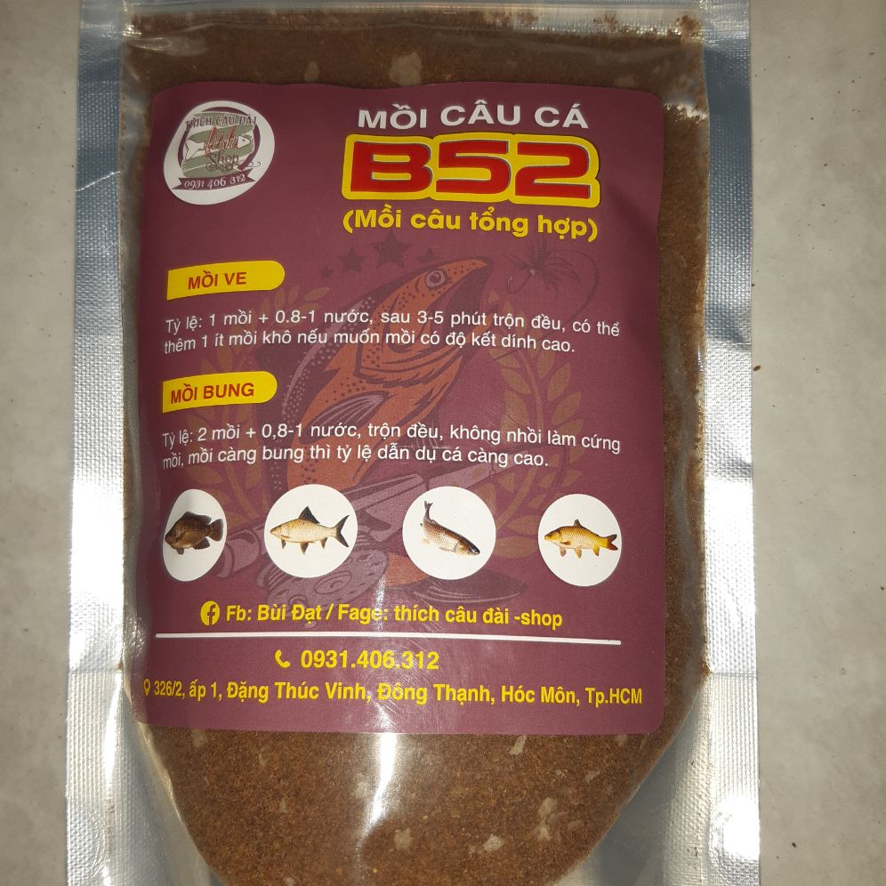 Mồi câu cá tổng hợp B52