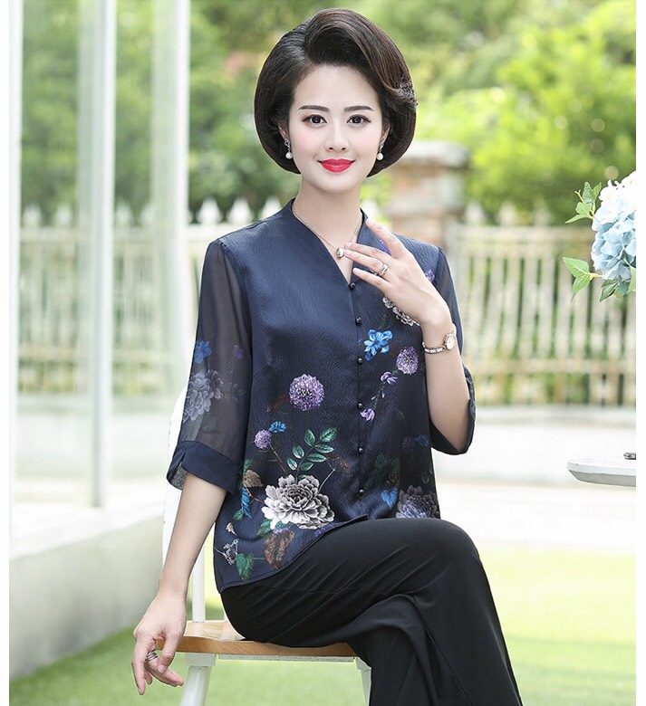 Bộ quần áo cho người trung niên / Quần áo thời trang trung niên cao cấp U45 - U60