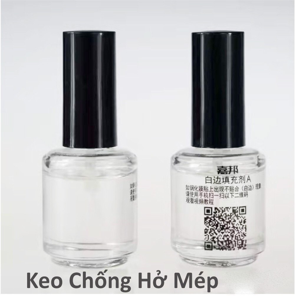 Keo dán chống hở mép kính cường lực dạng lọ siêu tiện dụng, keo dán kính cường lực roseshop196 rose case.
