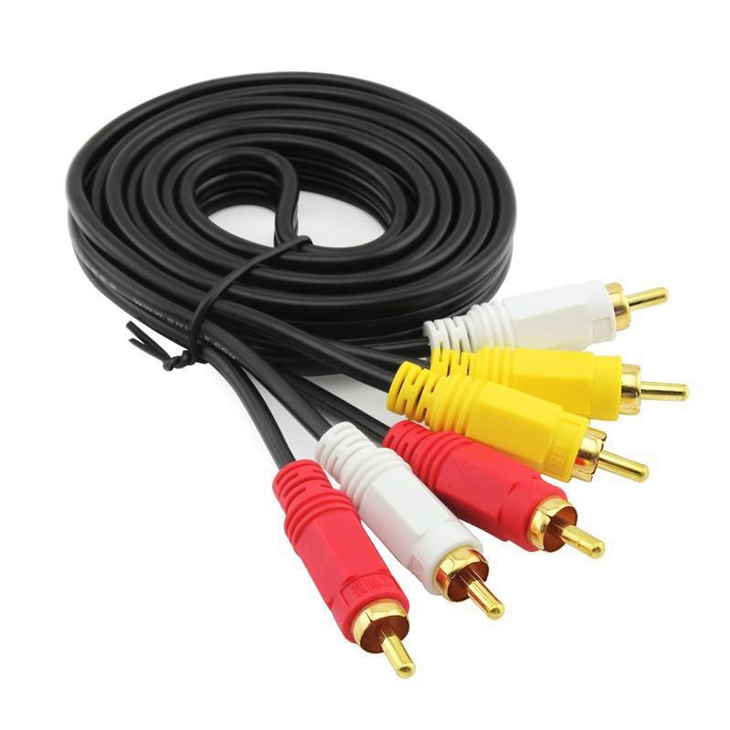 Cáp av 6 đầu bông sen loại 1.5m,3m,5m,10m - cáp video 6 đầu bông sen loại tốt