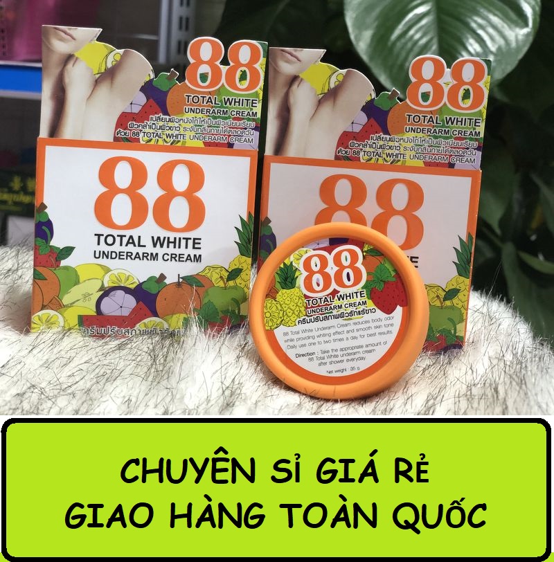 Kem giảm thâm và khử mùi hôi nách 88 Total White Underarm Cream Thái Lan (35g)