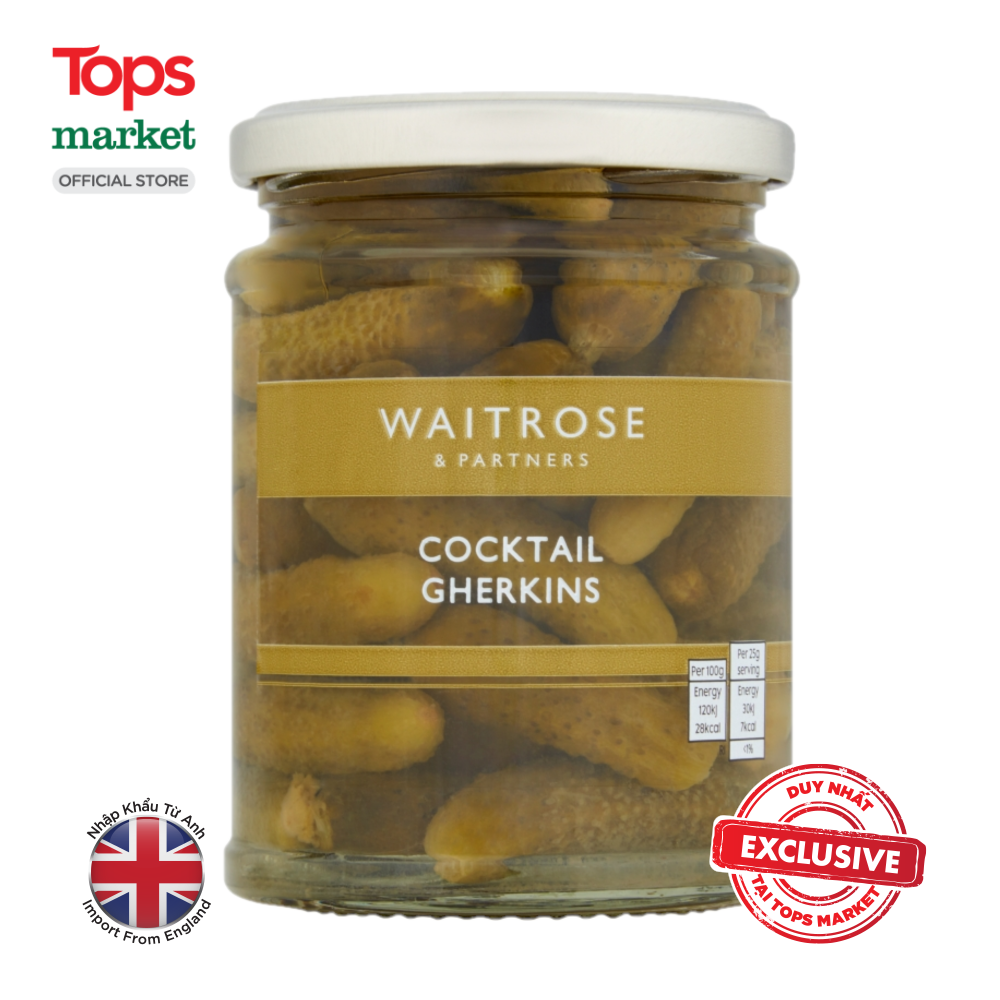 Dưa Chuột Muối Waitrose & Partners Hũ 290G