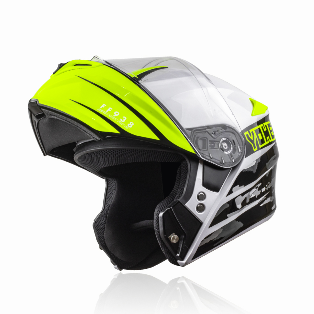 Mũ bảo hiểm lật hàm Yohe 938 - 1 kính