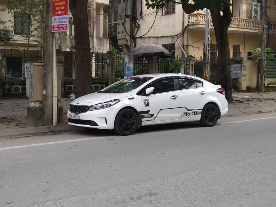 Tem Dán Xe Kia Cerato Trắng Mẫu Mới