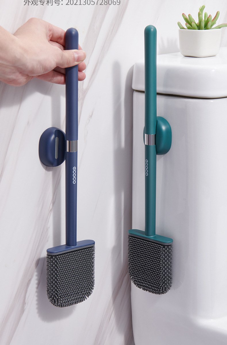 Chồi chà cọ rửa vệ sinh Ecoco hình dáng dẹt tặng kèm miếng dán E2205