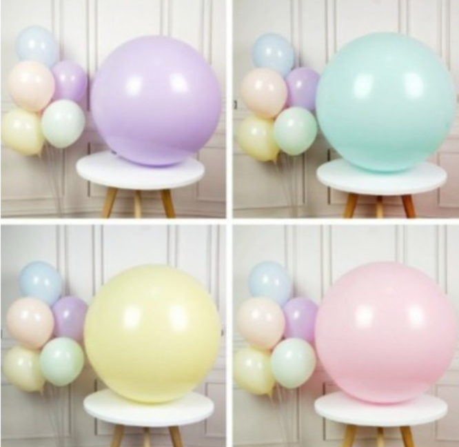 Bóng pastel size to 24" trang trí sinh nhật, tiệc cưới