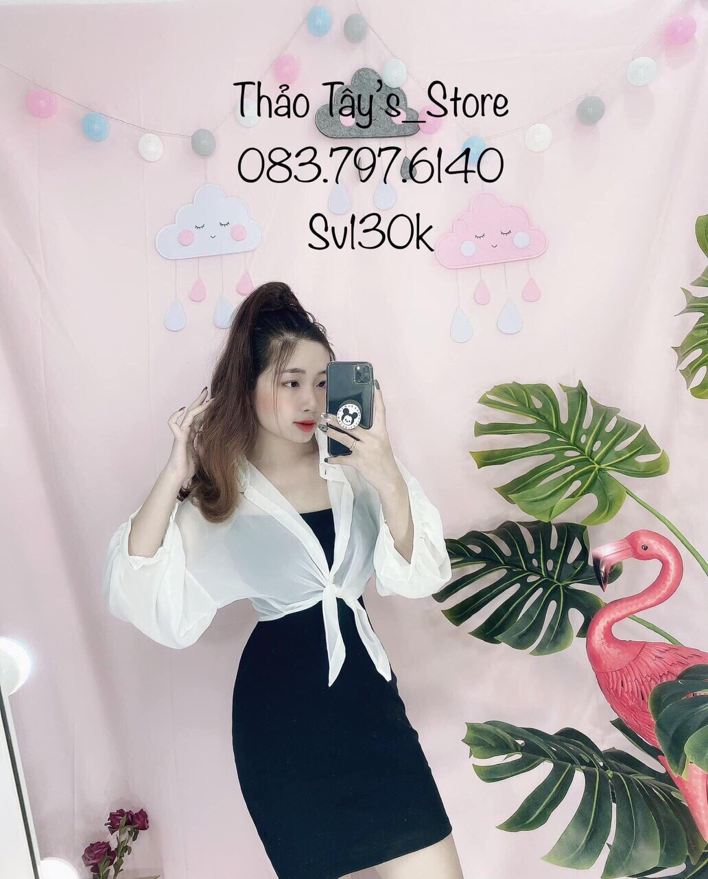 (Video + ảnh thật) Set áo sơ mi voan và đầm body 2 dây thời trang, phù hợp với mọi lứa tuổi mọi vóc dáng, dễ dàng phối trang phục (Có size to từ 40-65kg