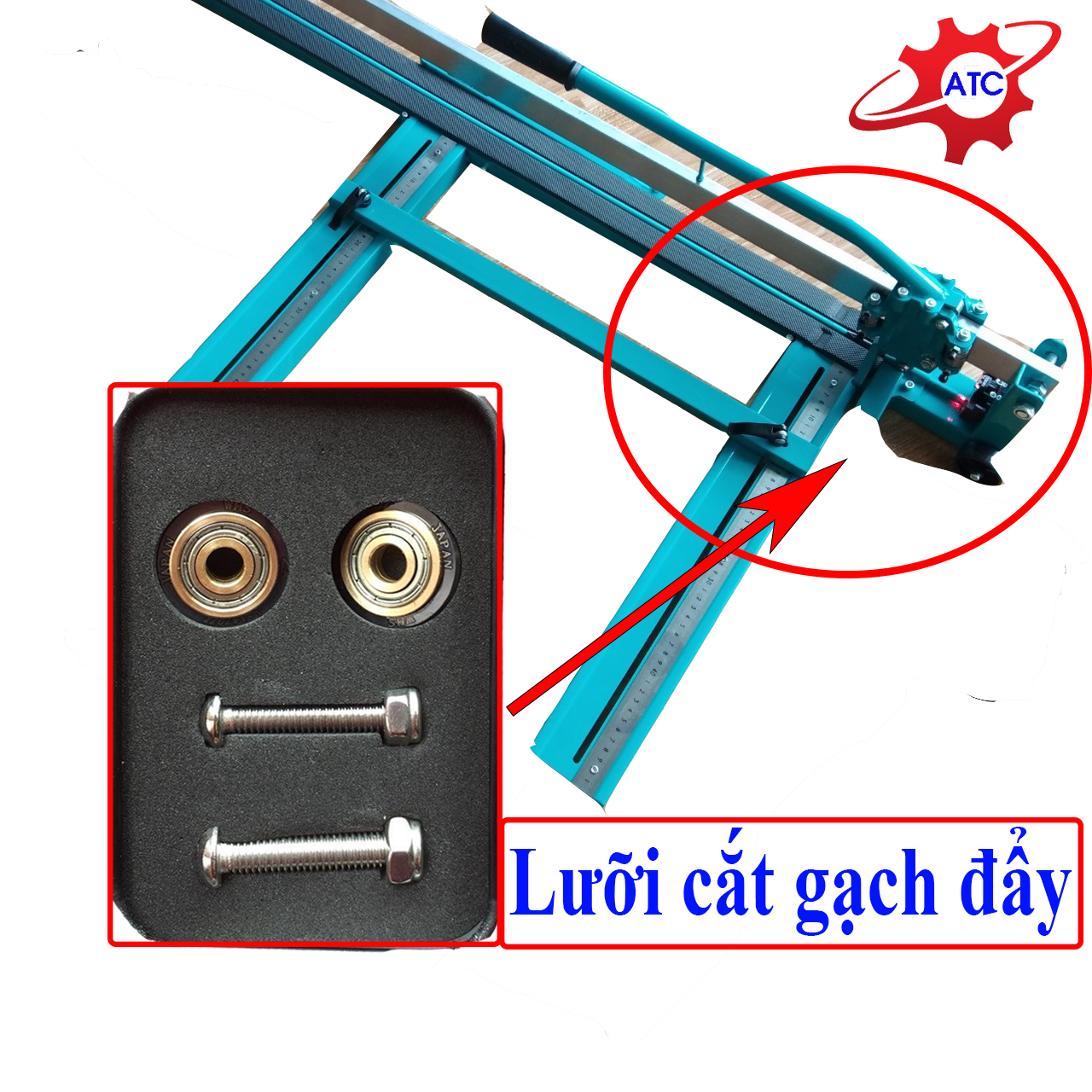 Lưỡi cắt gạch men đẩy bàn thương hiệu Nhật - Lưỡi cắt gạch men máy bàn đẩy