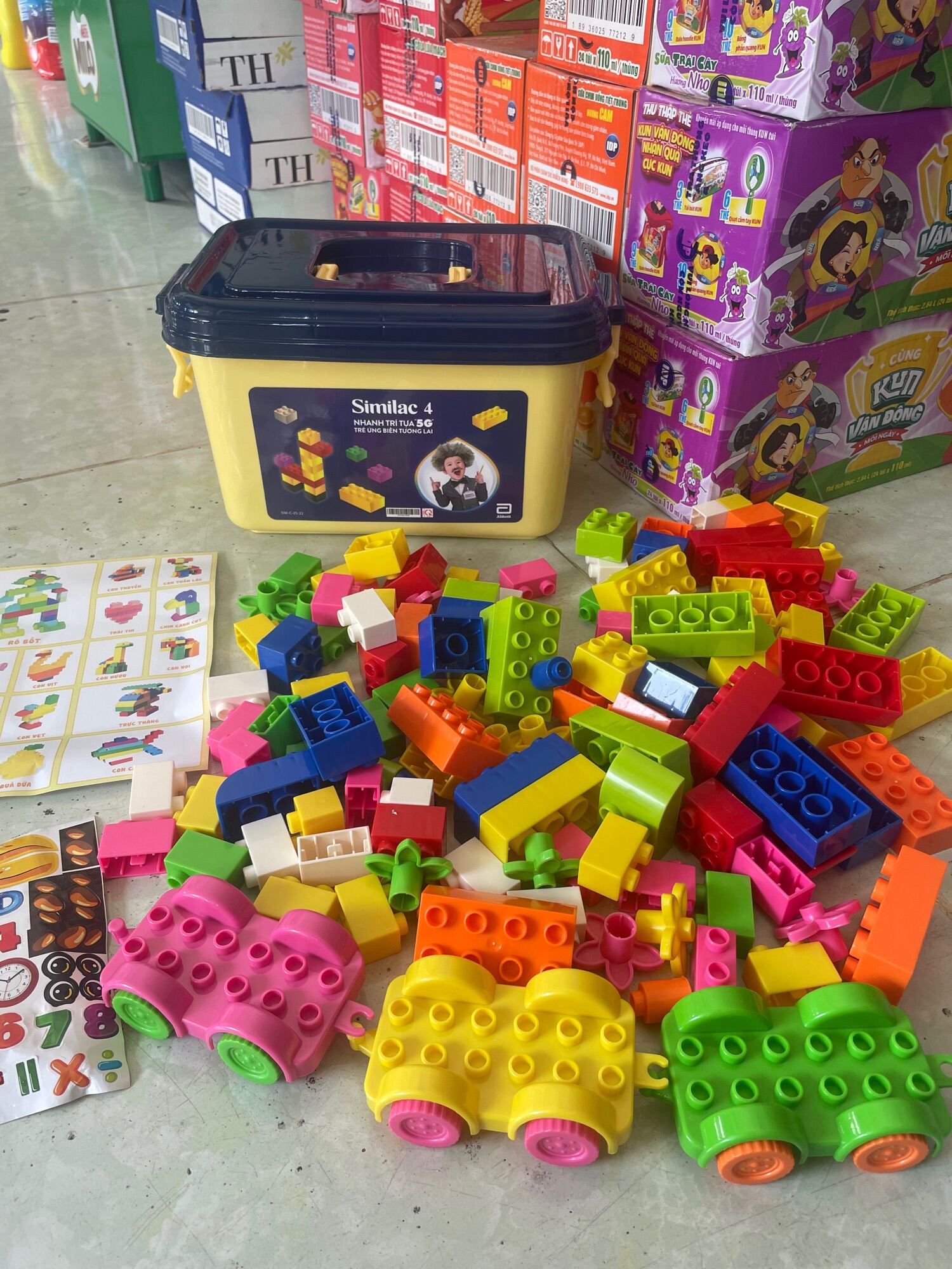 Bộ lego 142 chi tiết hkm similac giá siêu hot sl có hạn
