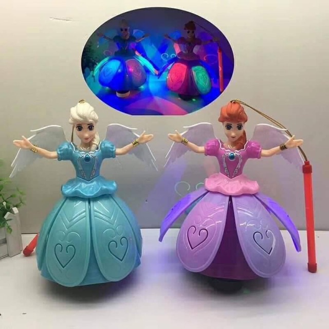 Lồng đèn công chúa elsa có nhạc có đèn- đồ chơi trung thu cho bé
