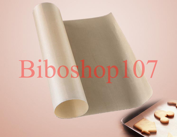 Vải lót nướng bánh 40x60cm, chống dính cực tốt, sử dụng được rất nhiều lần siêu tiết kiệm so với dùng giấy nến