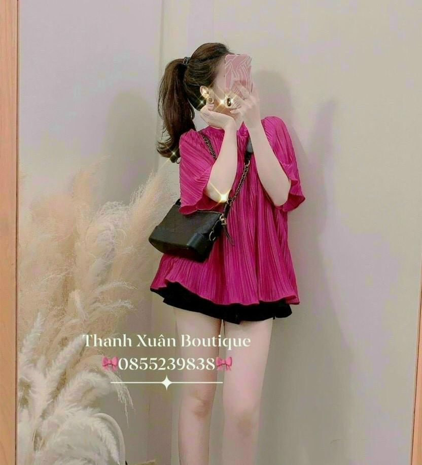 Áo Bầu công sở đẹp kiểu pha bèo cổ xinh  Freesize 65kg