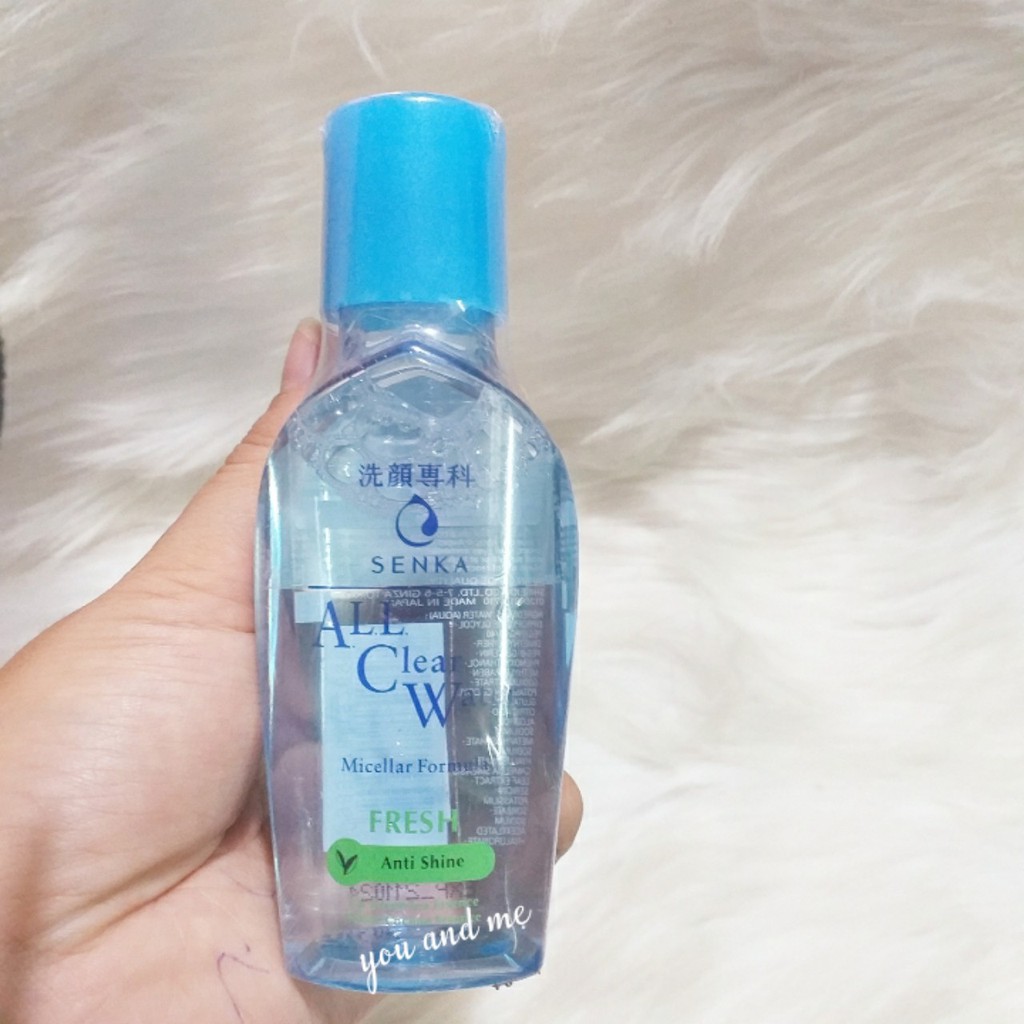 (hàng khuyến mãi) Combo 2 Nước tẩy trang Senka All Clear Water Fresh 70ml*2