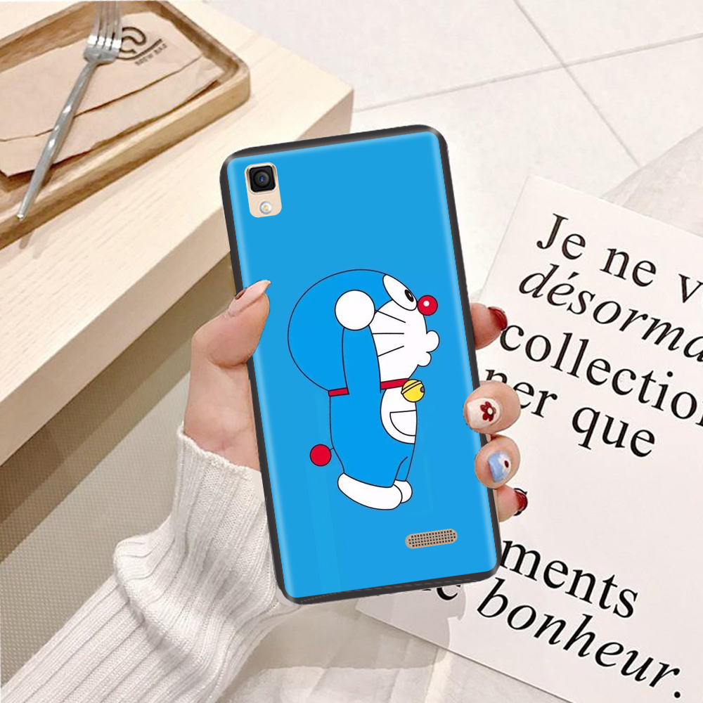 [HCM]Ốp lưng điện thoại Oppo R7 / R7S / R7 Plus / R11 / R11S  viền dẻo TPU BST Doremon Nhảy Múa