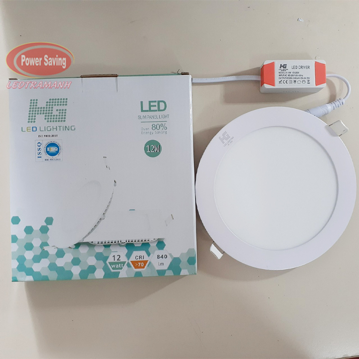Đèn led âm trân HG 12W siêu mỏng chính hãng