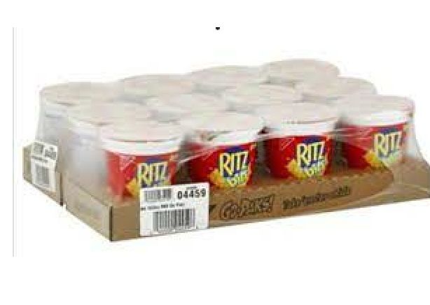 Bánh Ritz Bits Cheese Cracker Sandwiches Go Pak của Mỹ trọng lượng 85g/ly