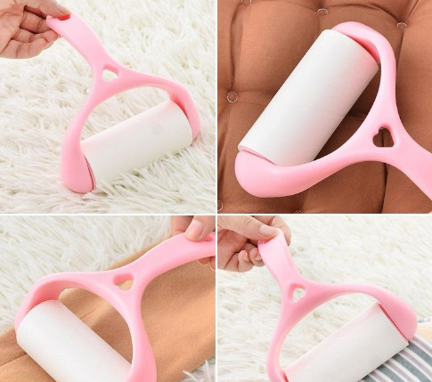 Con lăn bụi quần áo kèm 2 lõi keo, Cây lăn bụi