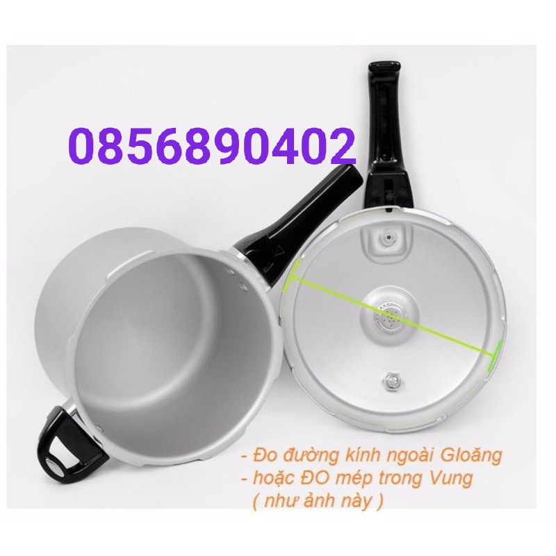 Gioăng cao su chữ C bản dày 4mm nồi áp suất tay cầm dài các cỡ 18.20.22.24