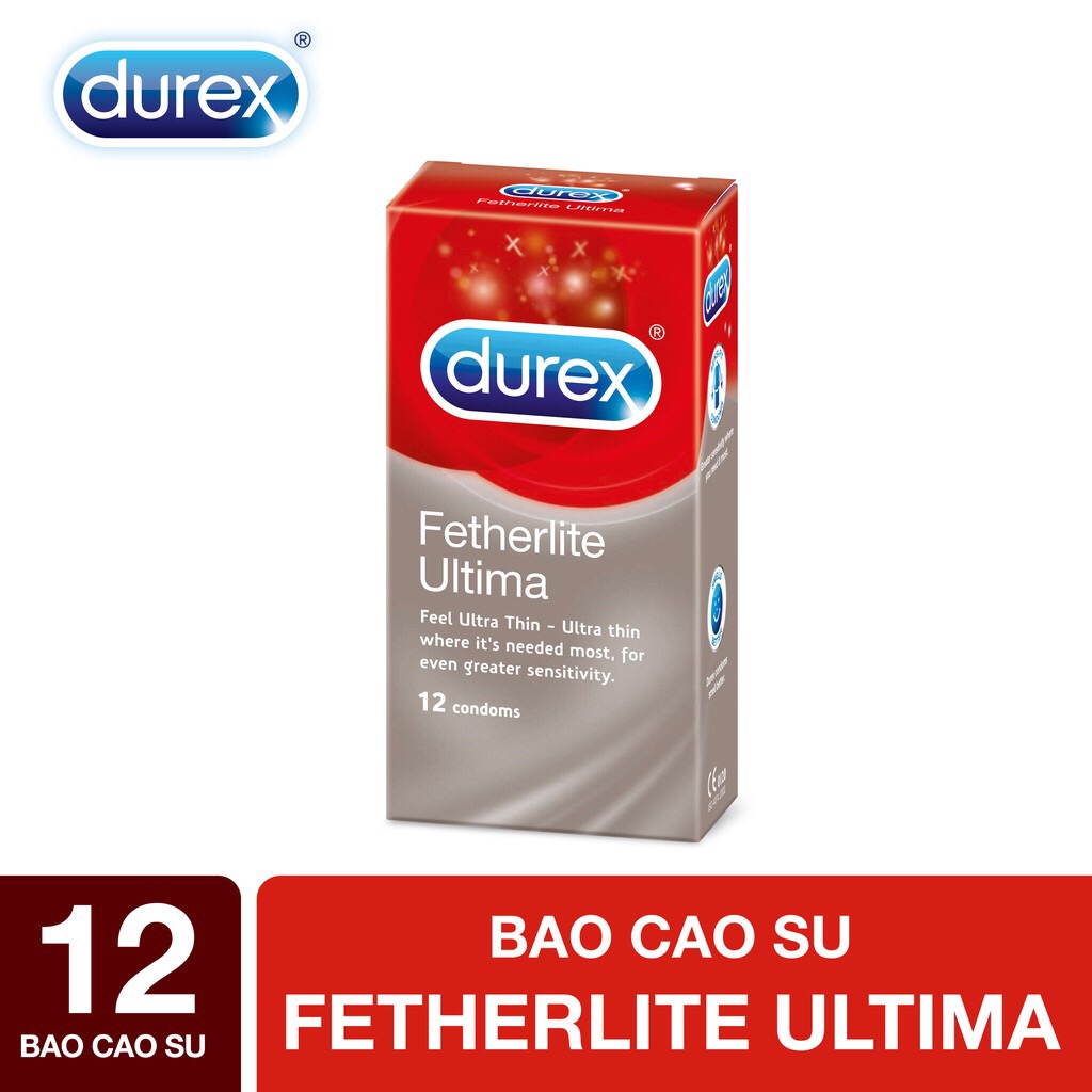 Bao cao su Durex Fetherlite Ultima 12 bao / Hộp
