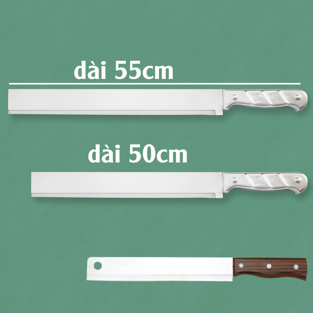 Dao chỉ phục vụ bổ dưa, thu hoạch nông sản sắc bén dài 55cm