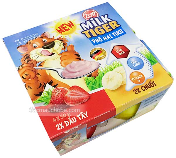pho mai tuoi milk tiger