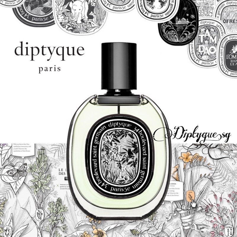 Mẫu thử nước hoa Diptyque Vetyverio/Vetiver EDP Test 5ml/10ml/20ml