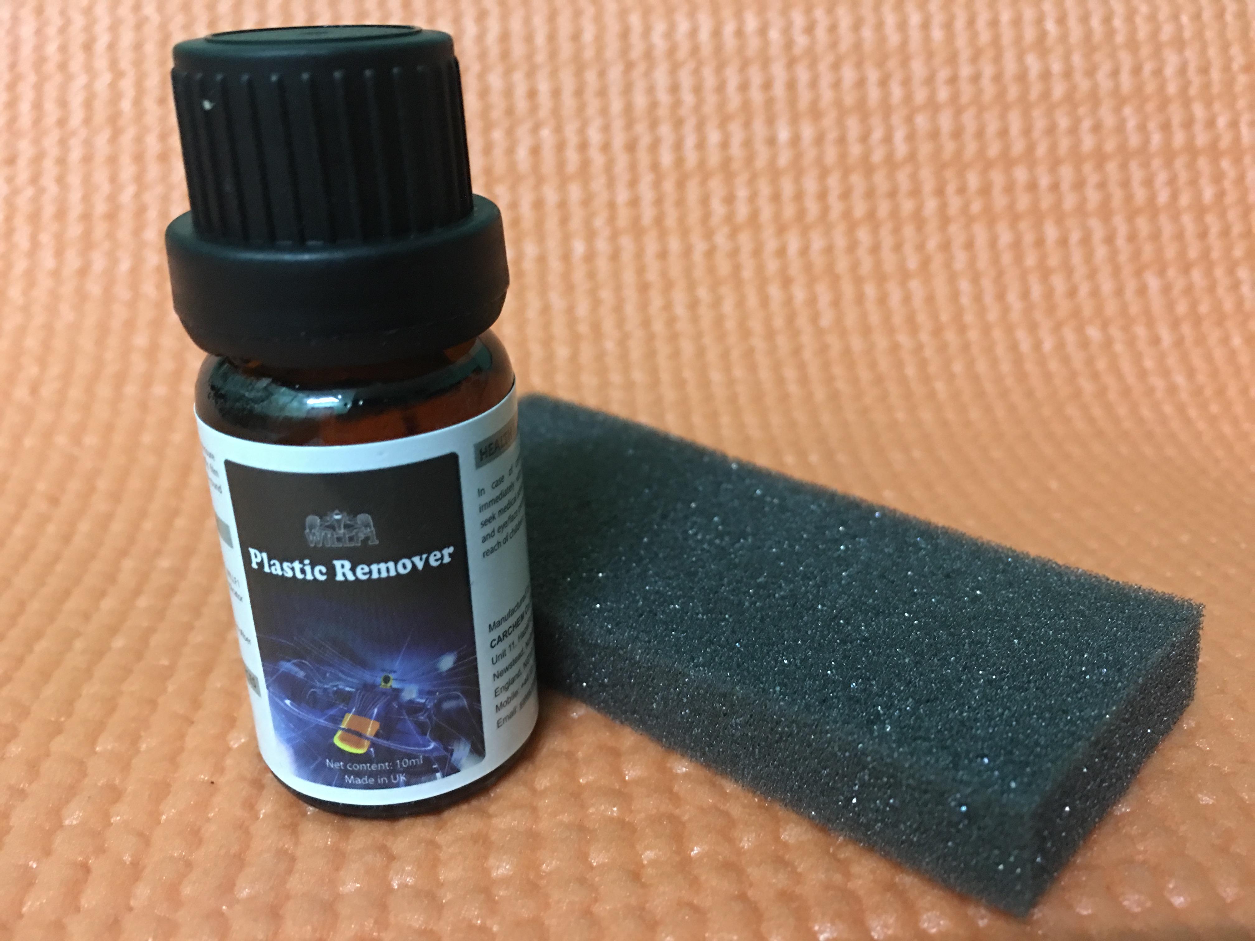 [HCM]Chai Làm Mới Và Bảo Dưỡng Nhựa Đen Nhám Xe Plastic Remover + Tặng kèm mút chùi