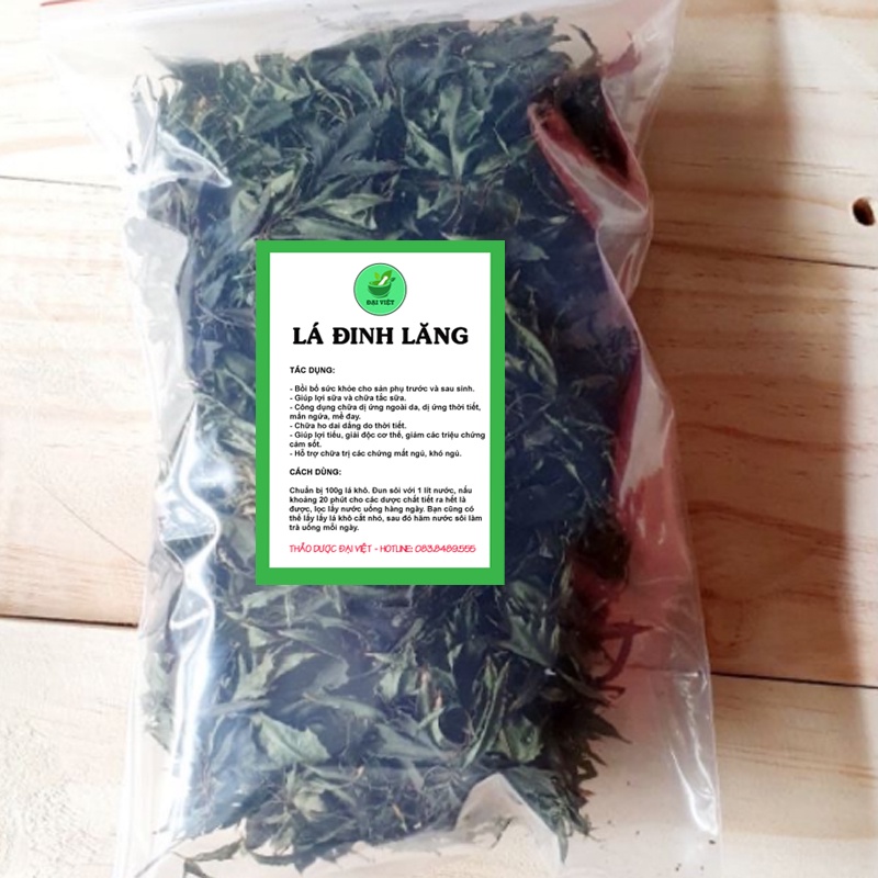 Lá Đinh Lăng khô - Lá đinh năng nếp lá nhỏ cực thơm ngon