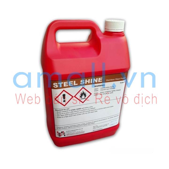 Đánh bóng inox và kim loại steel shine 5l, hàng chính hãng nhập khẩu singapo
