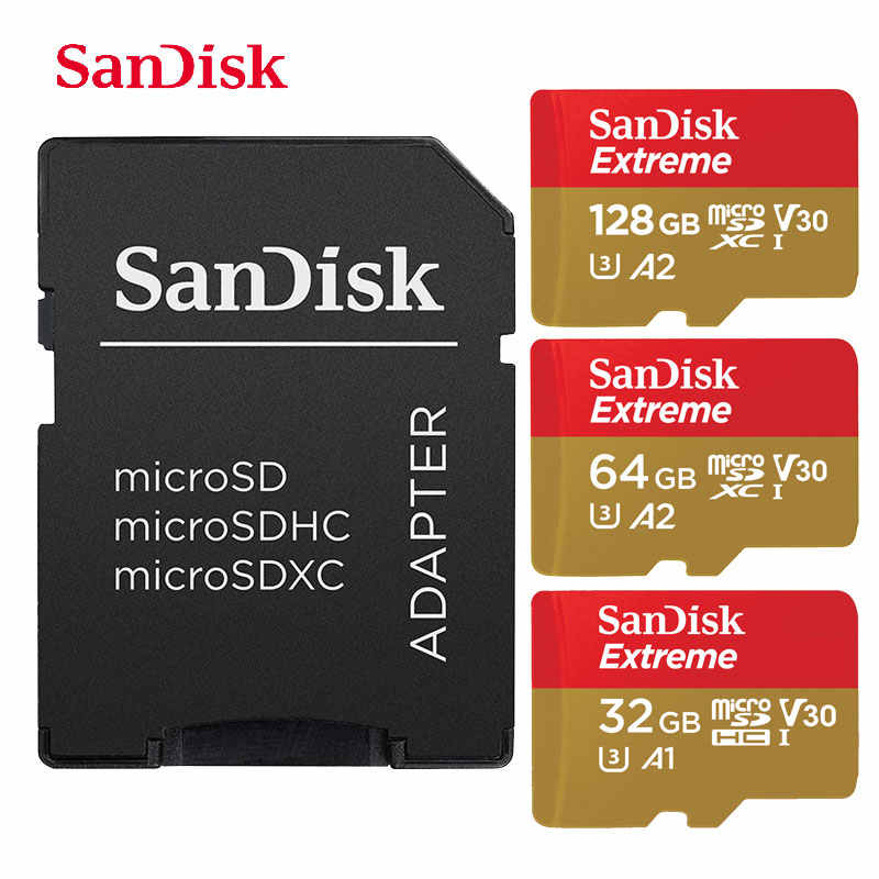 Thẻ nhớ microsdxc sandisk extreme 256gb v30 u3 4k a2