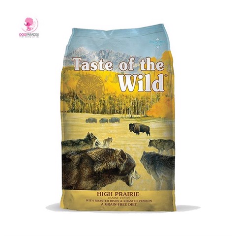 Thức ăn viên Tow cho chó vị Bò rừng và Nai nướng High prairie 2kg | Taste Of The Wild