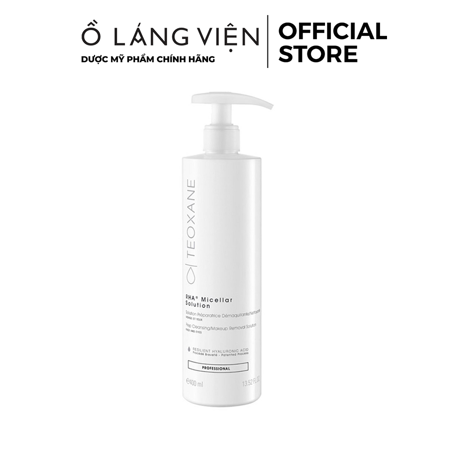 Nước tẩy trang dịu nhẹ, có tính sát khuẩn cho da nhạy cảm TEOXANE RHA Micellar Solution
