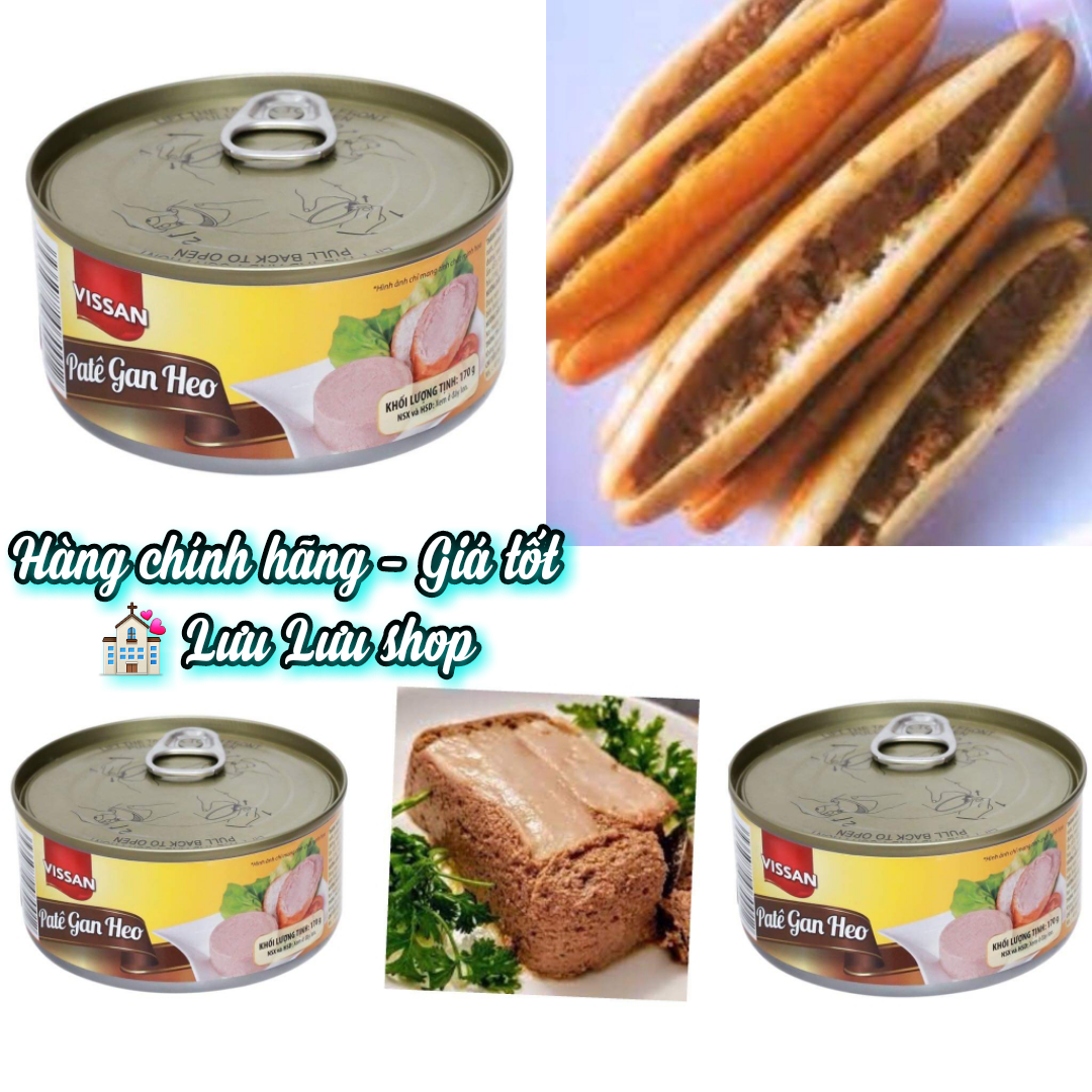 Pate gan heo Vissan hộp 170g