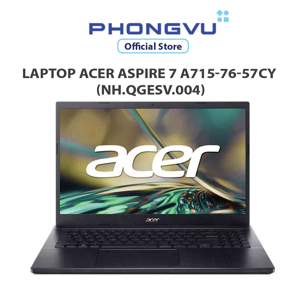 Máy tính xách tay Laptop Acer Aspire 7 A715-76-57CY NH.QGESV.004 I5-12450H