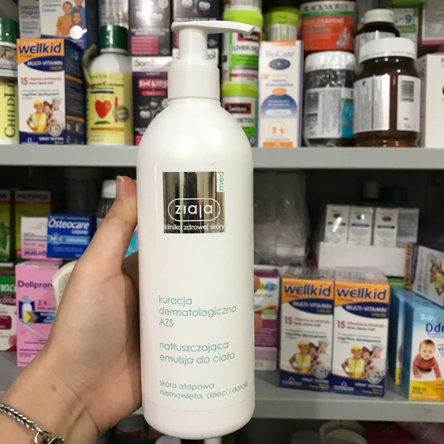 NHŨ TƯƠNG MƯỢT DA TOÀN THÂN - ZIAJA MED ATOPIC SKIN DERMATOLOGICAL FORMULA BODY LOTION NOURISHING 400ML