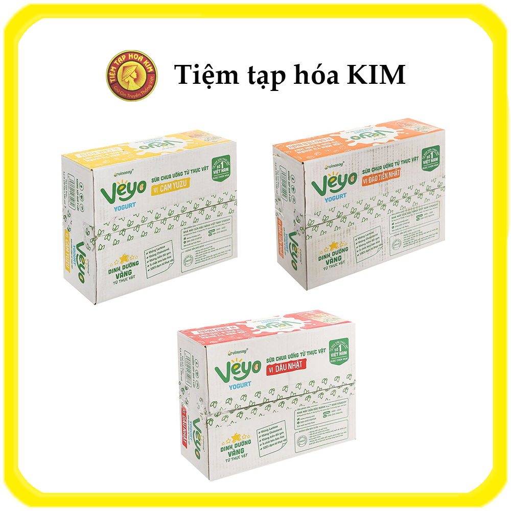 Thùng 30 hộp sữa chua uống Veyo Vinasoy