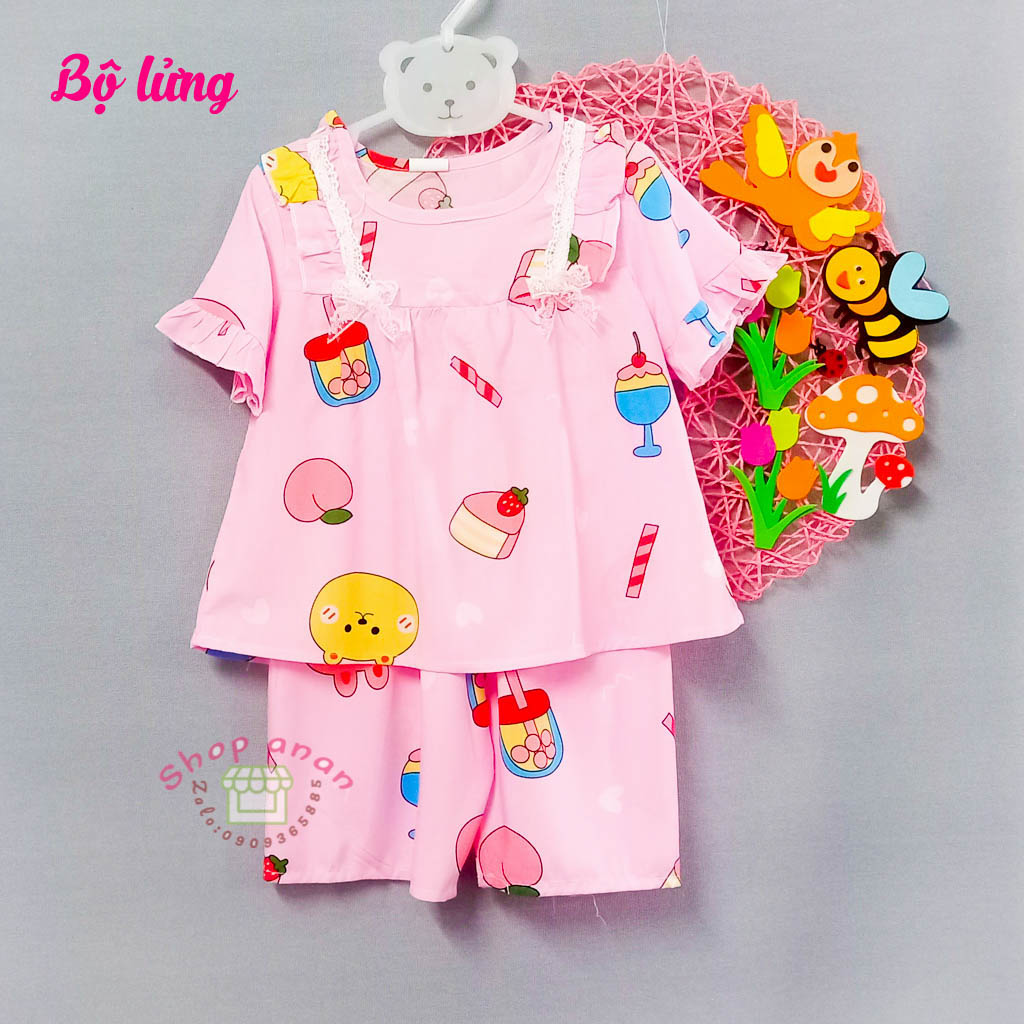 Đồ bộ tole đùi bé gái 10-11kg