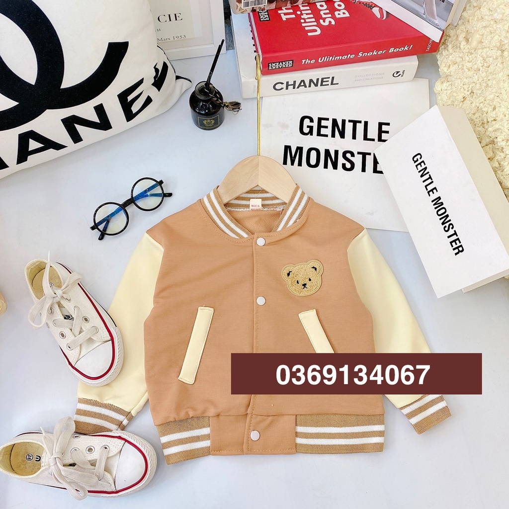 Rập giấy áo bomber cho bé trai và gái