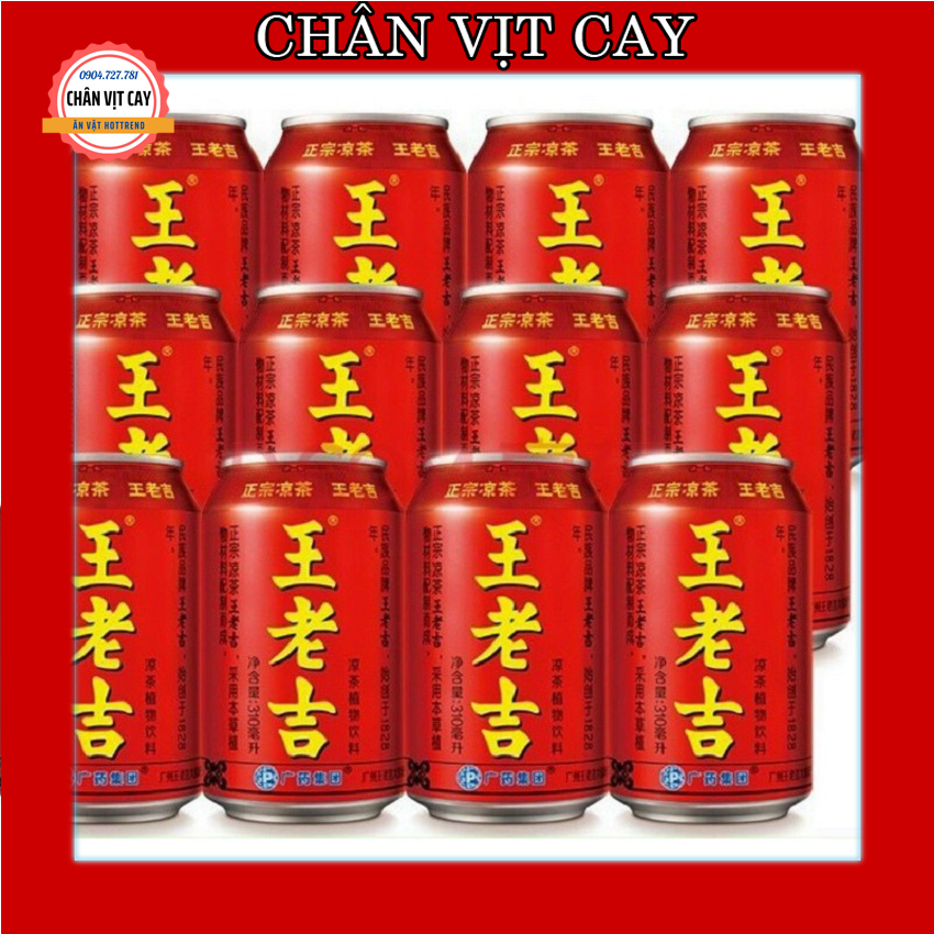 Trà sâm thảo mộc❤️ FREESHIP ❤️Combo 24 lon Trà sâm Wanglaoji lon 310ml-Thức uống giải nhiệt tốt cho sức khóe