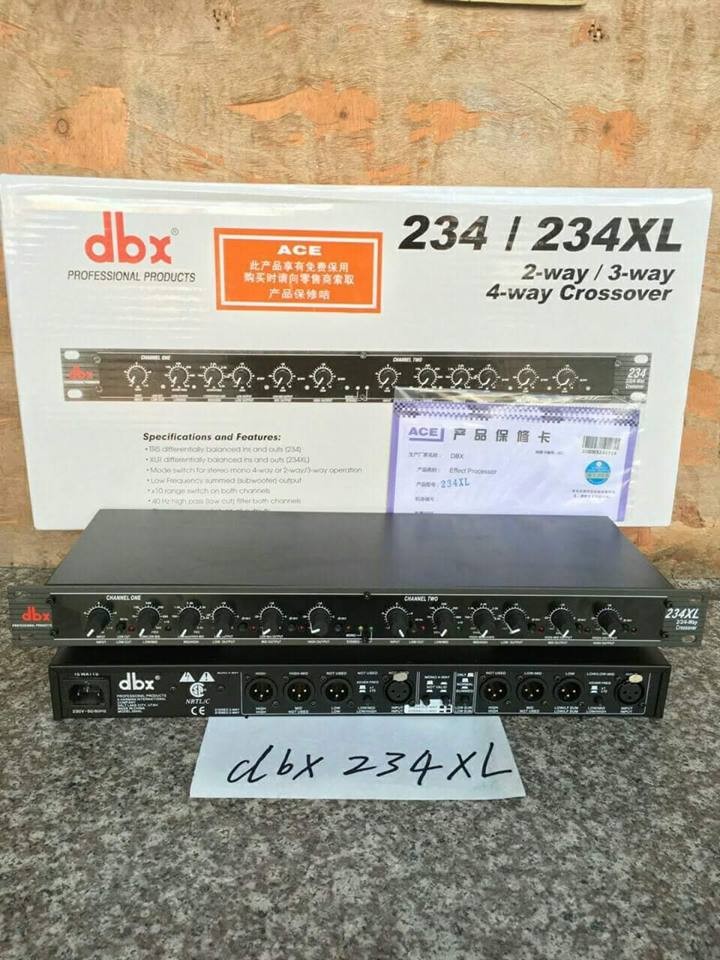 Thiết bị chỉnh âm crossover dbx 234xl