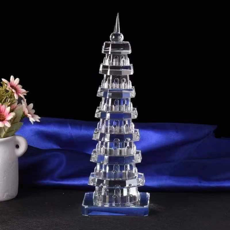 Tháp văn xương pha lê 7 tầng